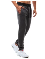 Pánské antracitové teplákové kalhoty UX2215