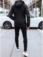 Pánská softshellová bunda s kapucí černá FashionStreet TX4464