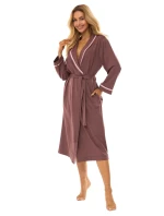 L&L 2506 dlouhý dámský župan z viskózy M-2XL