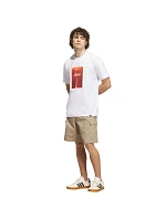 Pánské tričko adidas Waterfall Graphic, bílé, KH0398