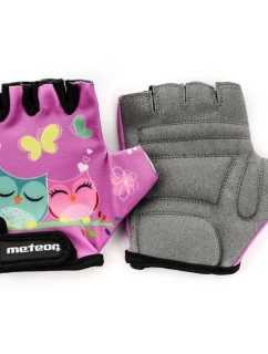 Cyklistické rukavice Meteor Owl Jr 24175-24177