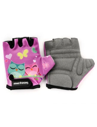 Cyklistické rukavice Meteor Owl Jr 24175-24177 Cyklistické rukavice Meteor Owl Jr 24175-24177