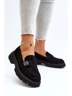 Dámské mokasíny s černým páskem Flanila Dámské mokasíny s černým páskem Flanila
