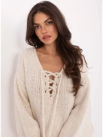 Jumper MI SW 0919.18 světle béžový