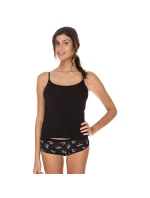 Dámská košilka 2 ks DIM COTTON CAMISOLE 2x - BELLINDA - černá