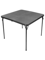 STOLEK PRO CATERING KOMPAKTNÍ STOLEK 86,5x86,5x71 cm a 4 SEDÁTKA ČERNÝ