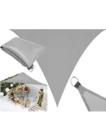 ZAHRADNÍ SLUNEČNÍK TROJÚHELNÍK 2X2X2M ŠEDÝ ZAHRADNÍ SLUNEČNÍK TROJÚHELNÍK 2X2X2M ŠEDÝ