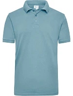 Daiber JN 801 Pánské pracovní piqué polo z těžké bavlny 02.0801 steel blue Daiber JN 801 Pánské pracovní piqué polo z těžké bavlny 02.0801 steel blue