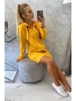 Mikina s kapucí v hořčicové barvě Mikina s kapucí v hořčicové barvě