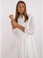 Dámské šaty LK SK 509730.08 bílé - FPrice Dámské šaty LK SK 509730.08 bílé - FPrice