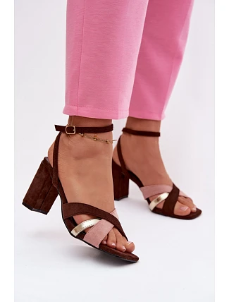 Sandály na podpatku  model 226335 Step in style