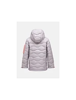 Dámská péřová bunda PEAK PERFORMANCE, model Helium Utility Down Hood Jacket, barva šedá Dámská péřová bunda PEAK PERFORMANCE, model Helium Utility Down Hood Jacket, barva šedá