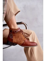 Dámské kožené kozačky Maciejka 5743A-29 Hněde Dámské kožené kozačky Maciejka 5743A-29 Hněde