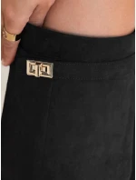 Dámské kozačky s širokým svrškem černé FashionStreet ZY1212