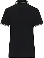 Daiber JN 1305 Dámské těžké piqué polo s proužky 02.1305 black/white/grey Daiber JN 1305 Dámské těžké piqué polo s proužky 02.1305 black/white/grey