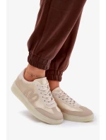 Nízké Sportovní Boty Dámské Z Eko Kůže Zlatobéžové Iladira