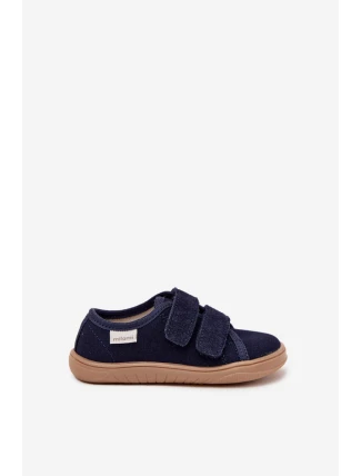 Pohodlné Pantofle Barefoot Chlapecké Hladké Milami Námořnické Saphira