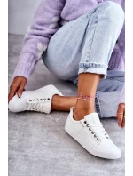 Dámské kožené tenisky Big Star – bílé Dámské kožené tenisky Big Star – bílé