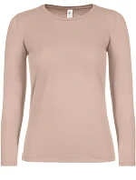 B&C #E150 LSL /women Dámské tričko s dlouhým rukávem 01.006T millennial pink