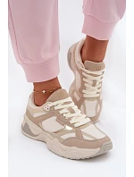 Dámské tenisky na platformě GAP MARATHON GPW6154923895 Béžové