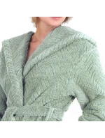 Dámský župan Athena s kapucí 3116 fern - Vestis