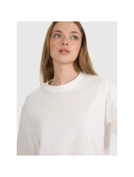 Dámské tričko oversize s potiskem 4F 4FRSS25TTSHF2692-11S