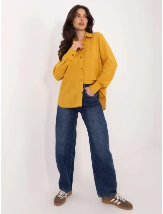 Košile LK KS 510109.70 tmavě žlutá