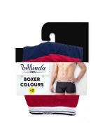 Dvojbalení bavlněných boxerek BOXER COLOURS 2x - BELLINDA - červená