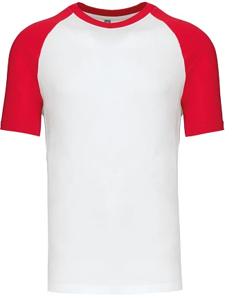 Kariban K 330 Baseballové tričko 20.K330 white/red Kariban K 330 Baseballové tričko 20.K330 white/red