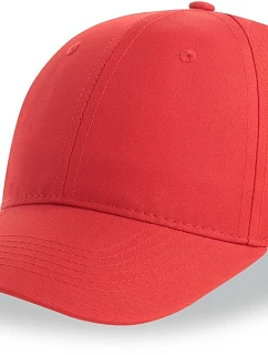 Atlantis Headwear Recy Six 6 panelová baseballová kšiltovka 33.0117 red