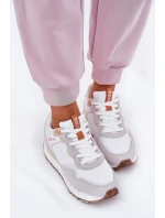 Dámské semišové boty Big Star HI-POLY SYSTEM – béžové