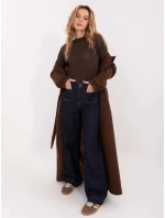 Tenká hnědá halenka s kašmírem (21818) Tenká hnědá halenka s kašmírem (21818)