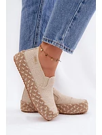 Dámské espadrilles na platformě s pletením Lee Cooper LCW-26-31-4332 béžové