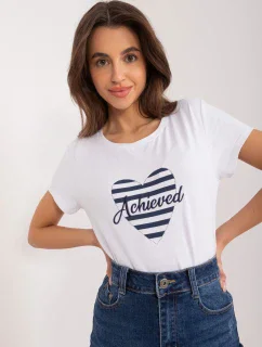 Tričko RV TS 9667.19 bílá a tmavě modrá