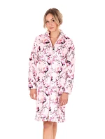 Dámský župan Toya se zipem pink - Vestis