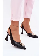 Sandály na podpatku  model 226501 Step in style