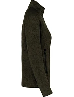 Kariban K 9107 Dámská melanžová pletená fleecová bunda 20.9107 dark khaki melange Kariban K 9107 Dámská melanžová pletená fleecová bunda 20.9107 dark khaki melange