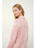 Vamp - Růžové pyžamo s potiskem na knoflíky 21392 - Vamp Vamp - Růžové pyžamo s potiskem na knoflíky 21392 - Vamp