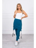 Kalhoty/oblek s nápisem selfie marine