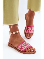 Dámské ploché pantofle Fuchsia Traivea Dámské ploché pantofle Fuchsia Traivea