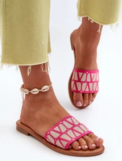 Dámské ploché pantofle Fuchsia Traivea