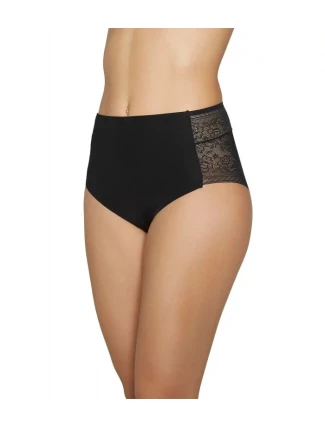 Kalhotky s vysokým pasem 19191 černé - Ysabel Mora Kalhotky s vysokým pasem 19191 černé - Ysabel Mora