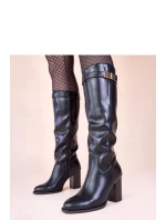 Kozačky na podpatku  model 221036 Solea