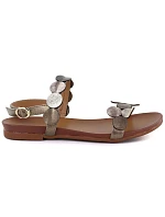 Dámské hnědé sandály M.Daszynski MR1958-1
