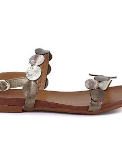 Dámské hnědé sandály M.Daszynski MR1958-1