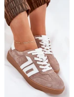 Kopačky Sportovní Boty Z Semiše Béžové Vinceza 79517