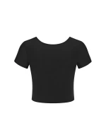 Dámský top ZERO Feel 2.0 Crop Top - BLACK - černý 0004 - SLOGGI