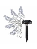 SOLÁRNÍ ZAHRADNÍ GIRLANDA LAMPA STRANA SVĚTLO PTÁCI 5LED SOLÁRNÍ ZAHRADNÍ GIRLANDA LAMPA STRANA SVĚTLO PTÁCI 5LED
