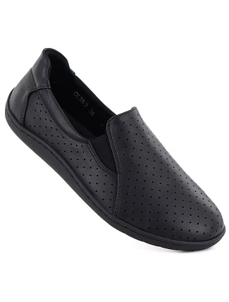 Dámské barefoot ažurové kožené polobotky M.Daszynski OL38-2