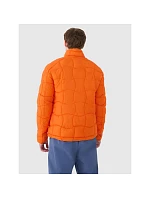 Pánská trekingová péřová bunda 4F 4FWSS25TDJAM527-70S s výplní Primaloft Silver